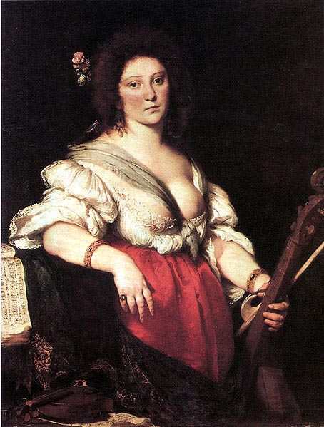 Bernardo Strozzi The Viola da Gamba Player